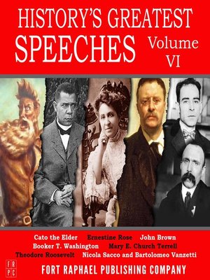 cover image of History's Greatest Speeches--Volume VI